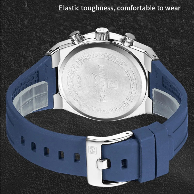 NAVIFORCE Cronógrafo Azul Sport — foto 4