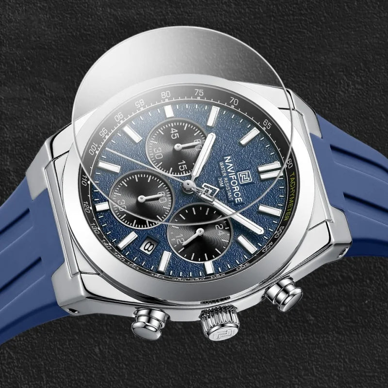 NAVIFORCE Cronógrafo Azul Sport — foto 3