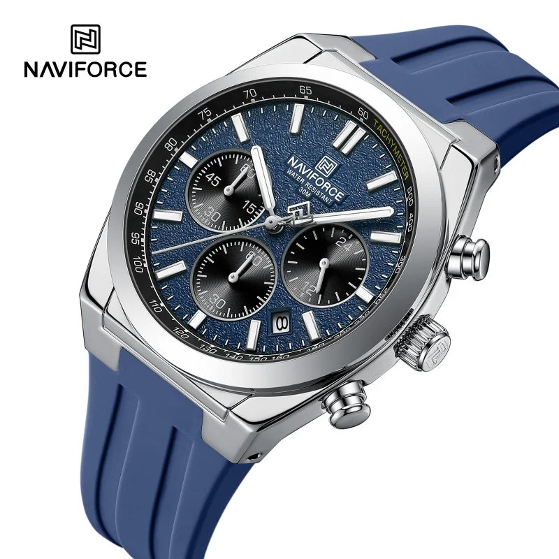 NAVIFORCE Cronógrafo Azul Sport
