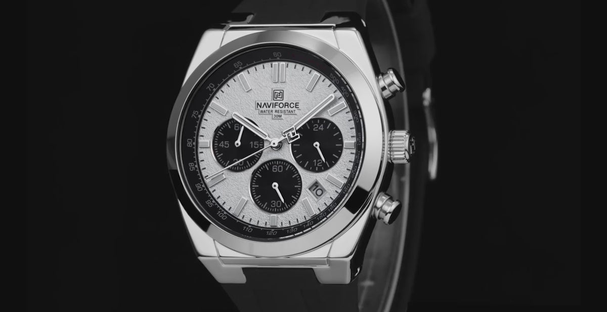 NAVIFORCE Cronógrafo Azul Sport en vídeo